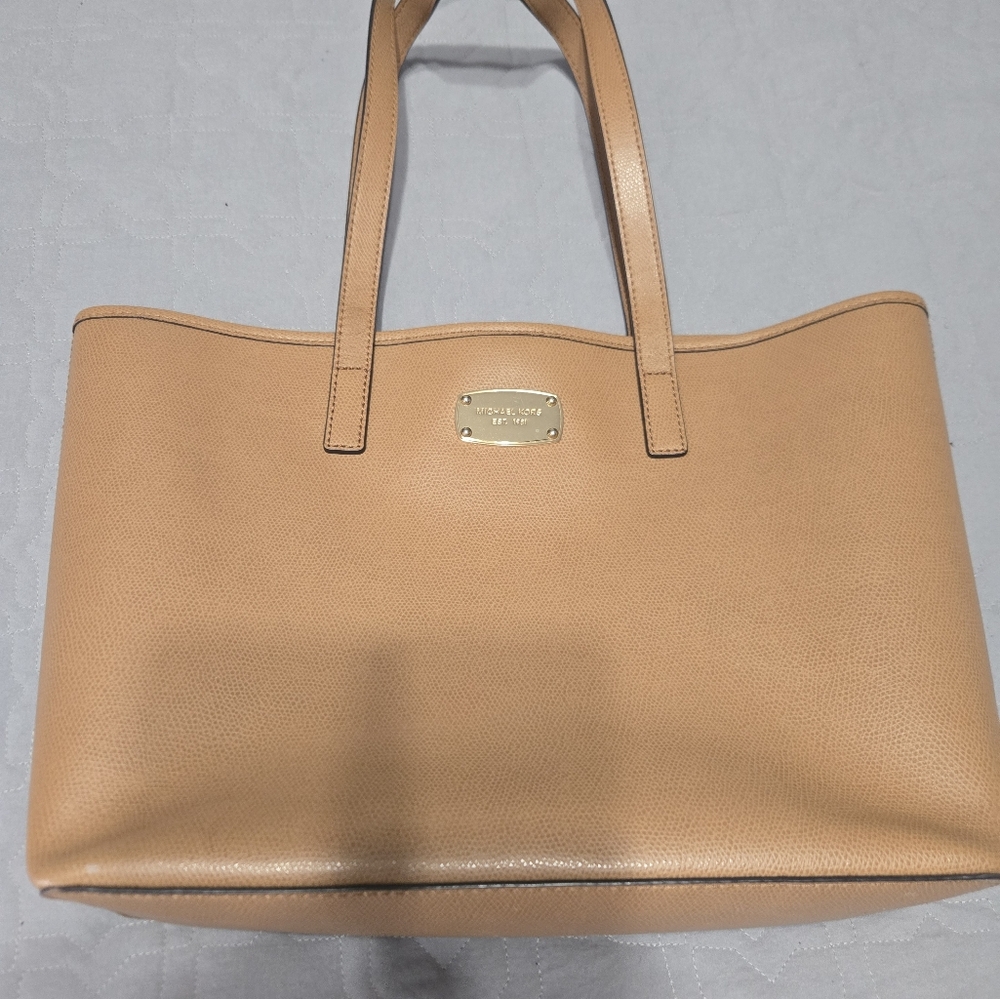 Michael Kors Tan Leather Tote
